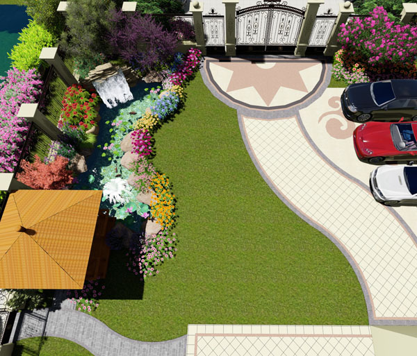 庭院防腐木亭子、木地板维护