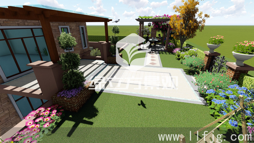 吴江廊桥水岸别墅庭院设计，庭院设计，吴江自建别墅花园设计案例效果图，吴江花园设计，吴江庭院设计，吴江自家花园设计，吴江自建别墅设计，吴江别墅景观设计，吴江花园养护