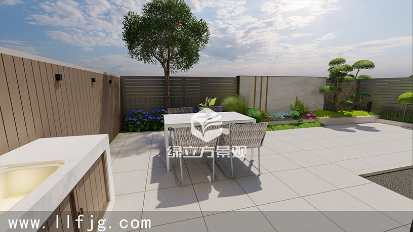 庭院设计效果图；院子设计；苏州景观设计；苏州院子设计；苏州花园设计；苏州院子养护