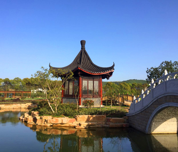 常州自建别墅花园设计施工下（欧式、中式会所景观）