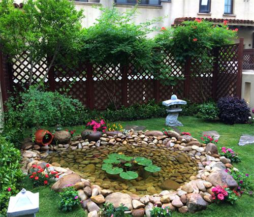 苏州园区芭堤兰湾庭院设计实景二