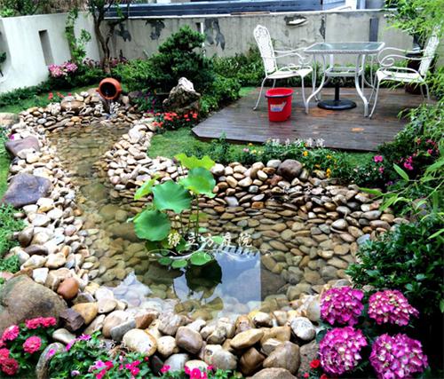 苏州园区芭堤兰湾庭院设计实景一