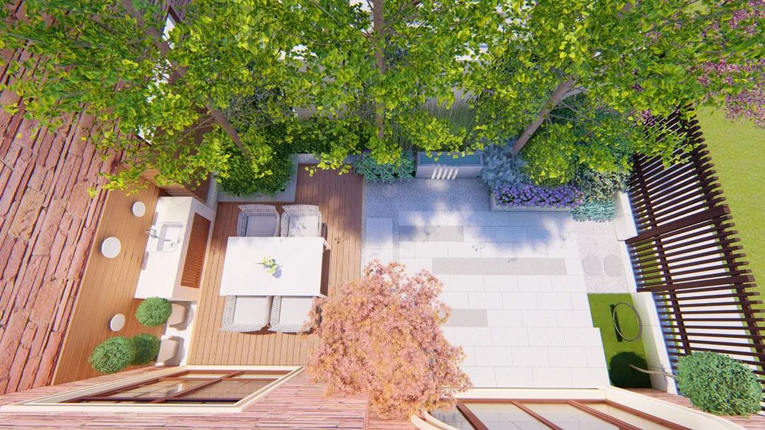 庭院景观设计 花园景观设计方案 庭院景观方案 院子设计 院子规划 花境设计