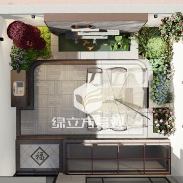 苏州庭院设计-仁恒海合院别墅庭院景观设计