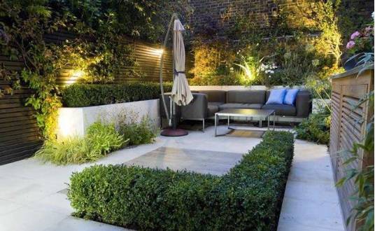 现代简约风格的庭院设计时，金属、玻璃材料怎么运用？